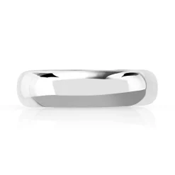 Alliance argent 925 anneau demi-jonc