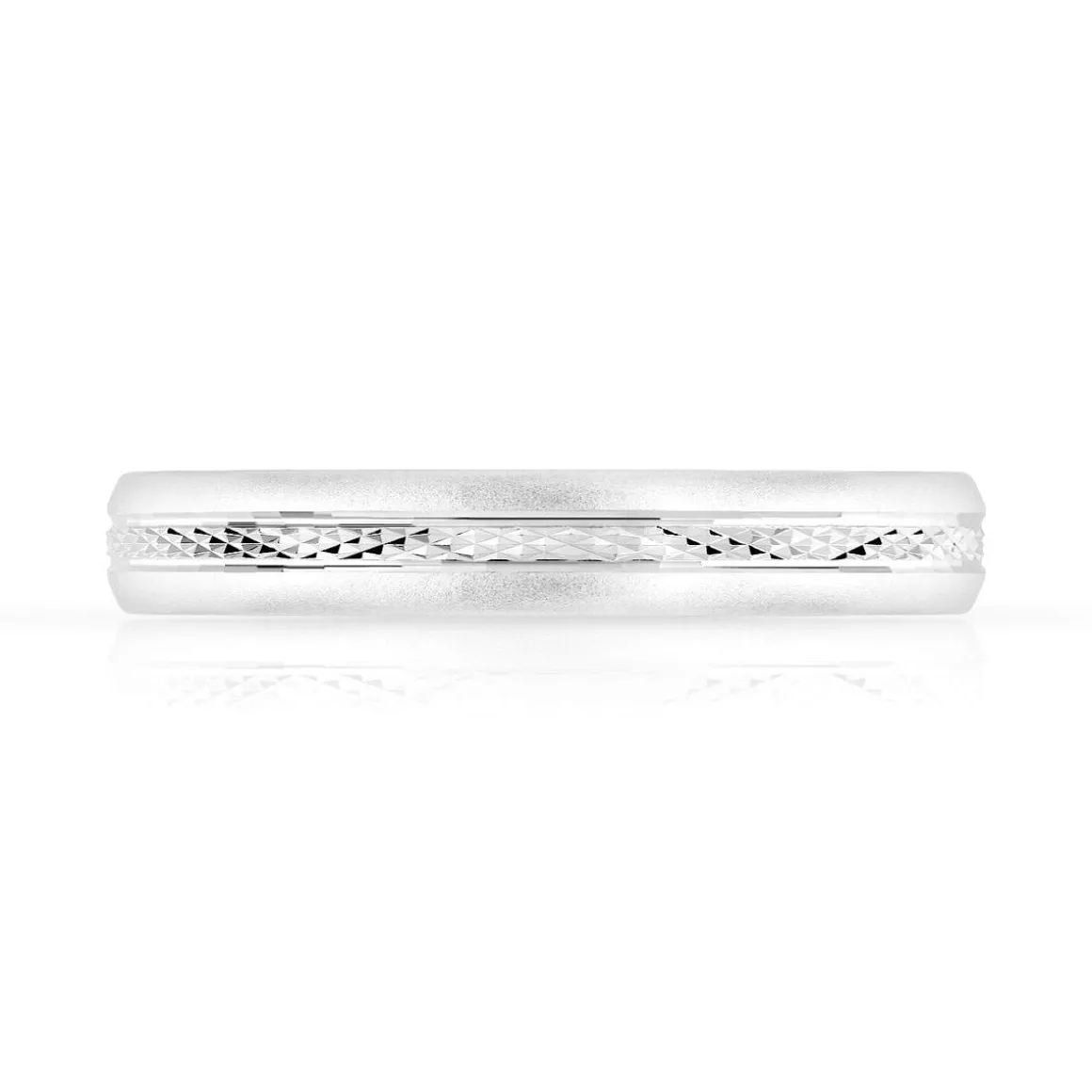 Alliance argent 925 diamanté 3 mm