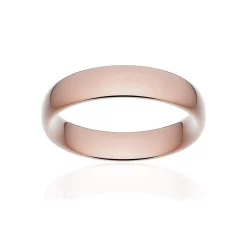 Alliance classique ruban confort or 750 rose poli 5 mm