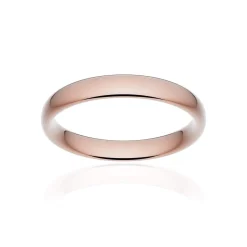 Alliance classique ruban confort or 750 rose poli 3,5 mm