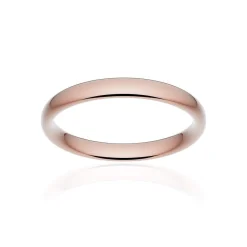 Alliance classique ruban confort or 750 rose poli 3 mm