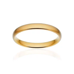 Alliance classique ruban confort or 375 jaune brossé 3 mm
