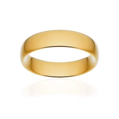 Alliance classique ruban confort or 750 jaune poli 5,5 mm