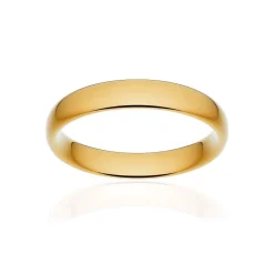 Alliance classique ruban confort or 750 jaune poli 4 mm