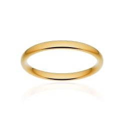 Alliance classique ruban confort or 750 jaune poli 2,5 mm