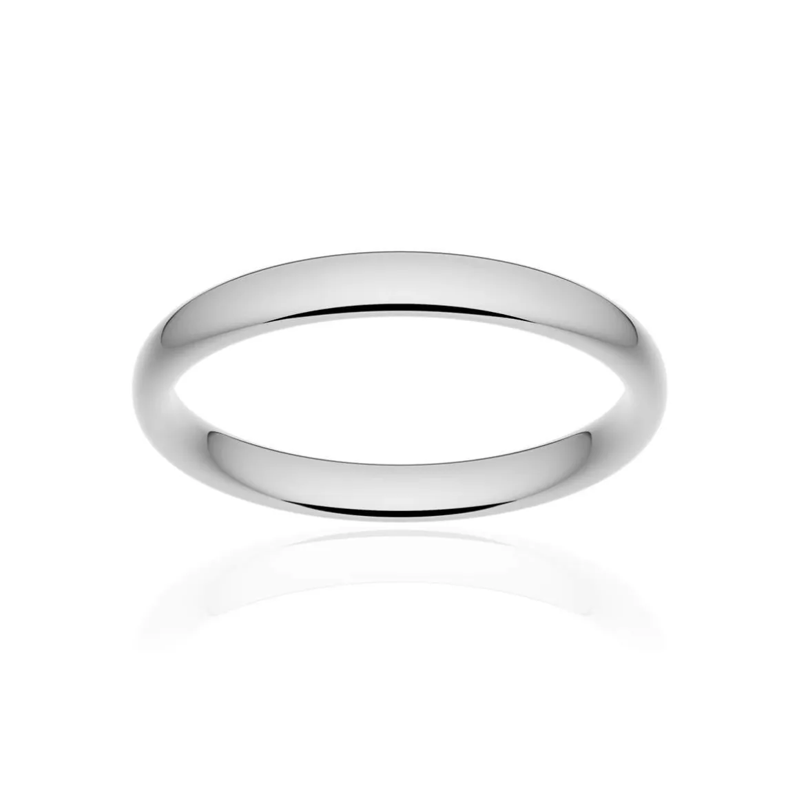 Alliance classique ruban confort or 375 blanc poli 3 mm