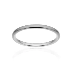 Alliance classique ruban confort platine 950 brossé 2 mm