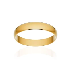 Alliance classique ruban or 750 jaune poli 3,5 mm