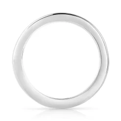Alliance demi-tour or 750 blanc diamant