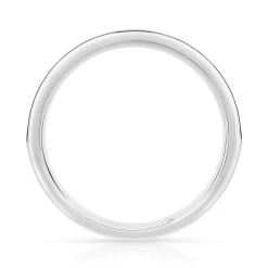 Alliance demi-tour or 750 blanc diamant HSI