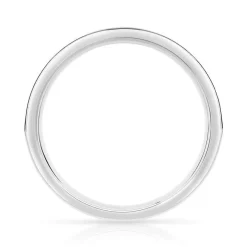 Alliance or 750 blanc demi-tour diamants