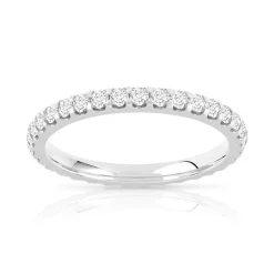 Alliance or 750 blanc diamant