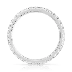 Alliance or 750 blanc diamant