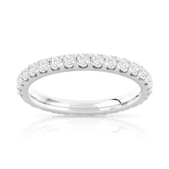 Alliance or 750 blanc diamant