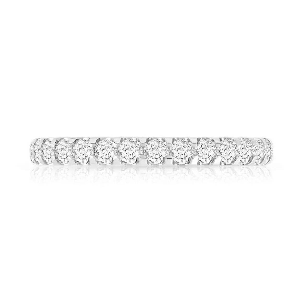 Alliance or 750 blanc diamant