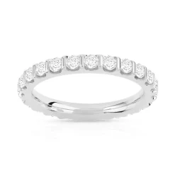 Alliance or 750 blanc diamant