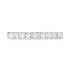 Alliance or 750 blanc diamant