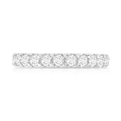Alliance or 750 blanc diamant