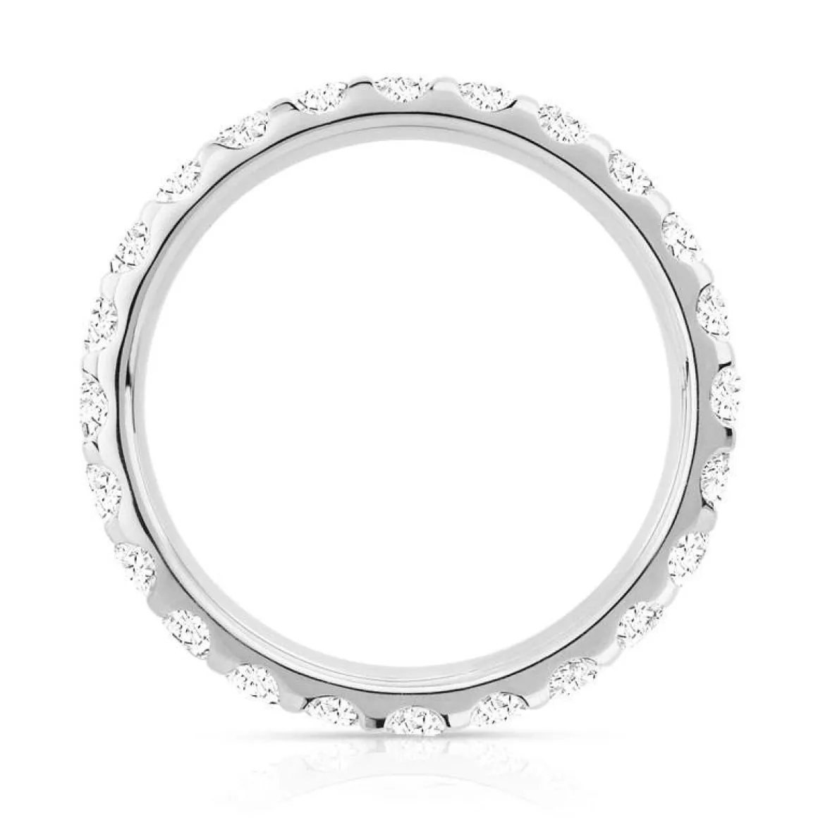 Alliance or 750 blanc diamant