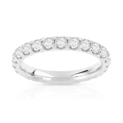 Alliance or 750 blanc diamant