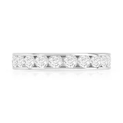 Alliance or 750 blanc diamant