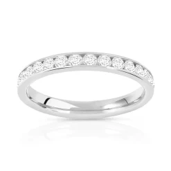 Alliance or 750 blanc diamant