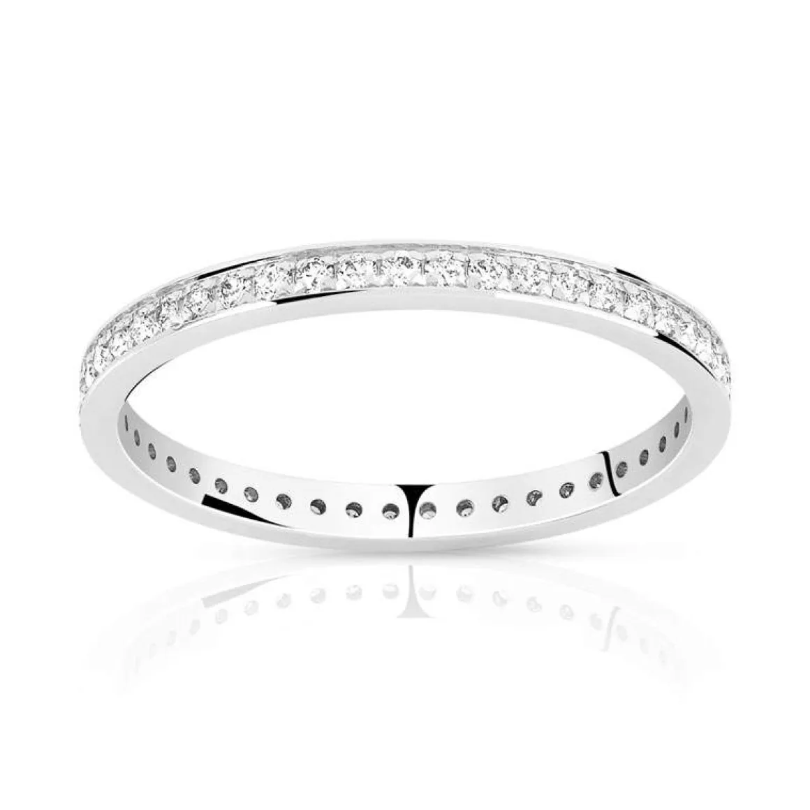 Alliance or 375 blanc diamant