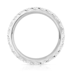 Alliance or 750 blanc diamant H/SI