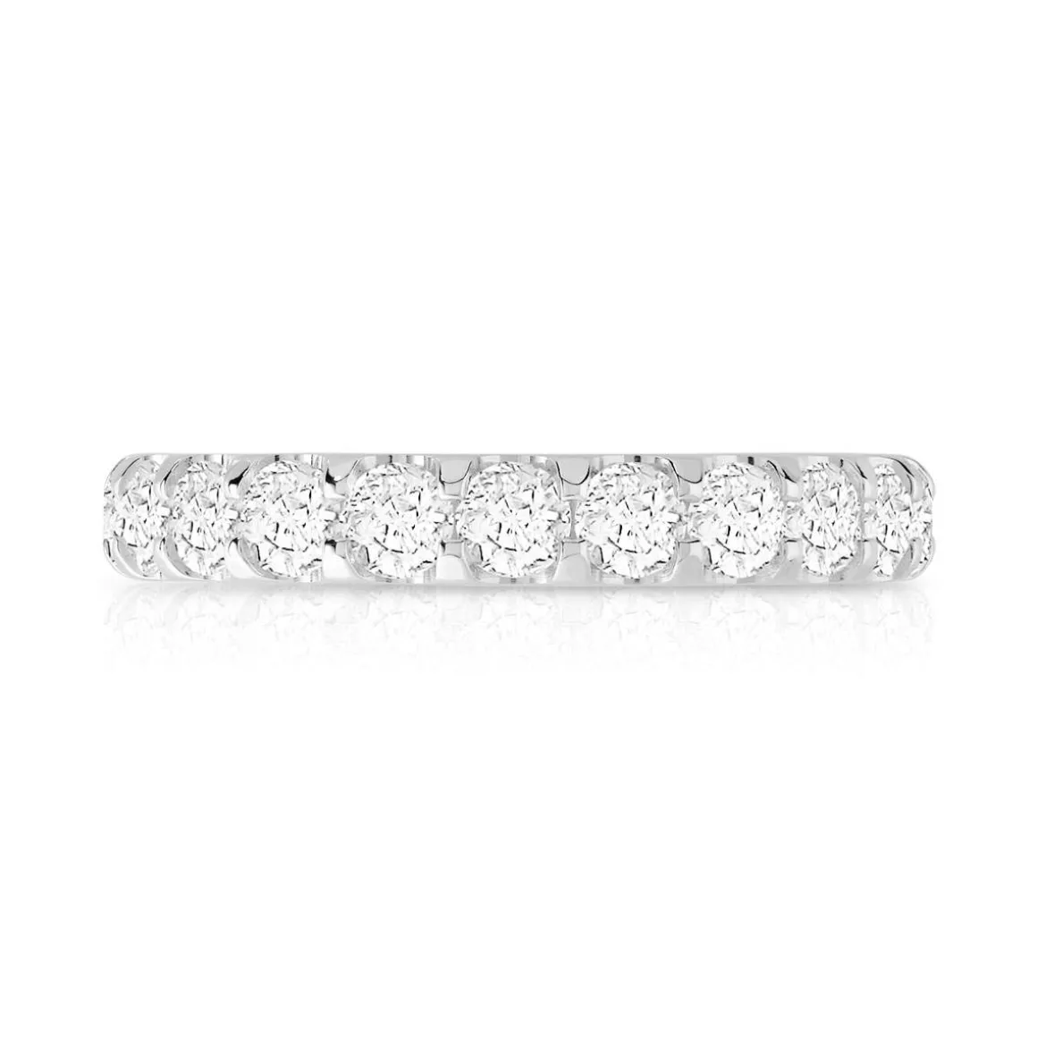 Alliance or 750 blanc diamant H/SI