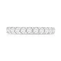Alliance or 750 blanc diamant H/SI