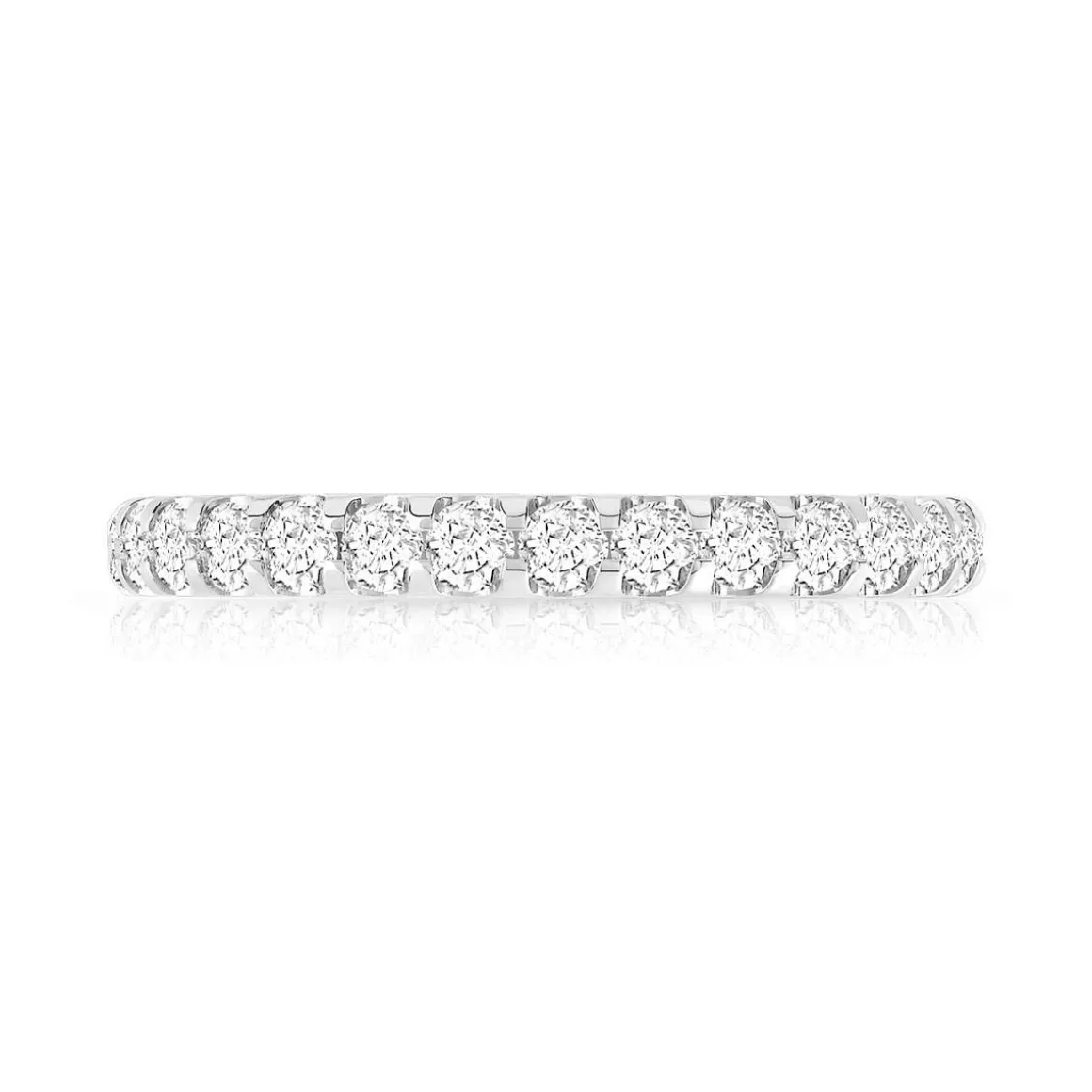Alliance or 750 blanc diamant H/SI