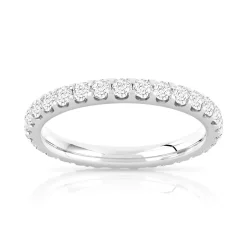 Alliance or 750 blanc diamant H/SI