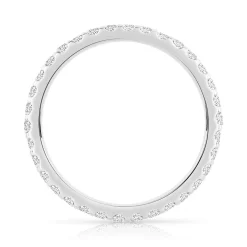 Alliance or 750 blanc diamant H/SI