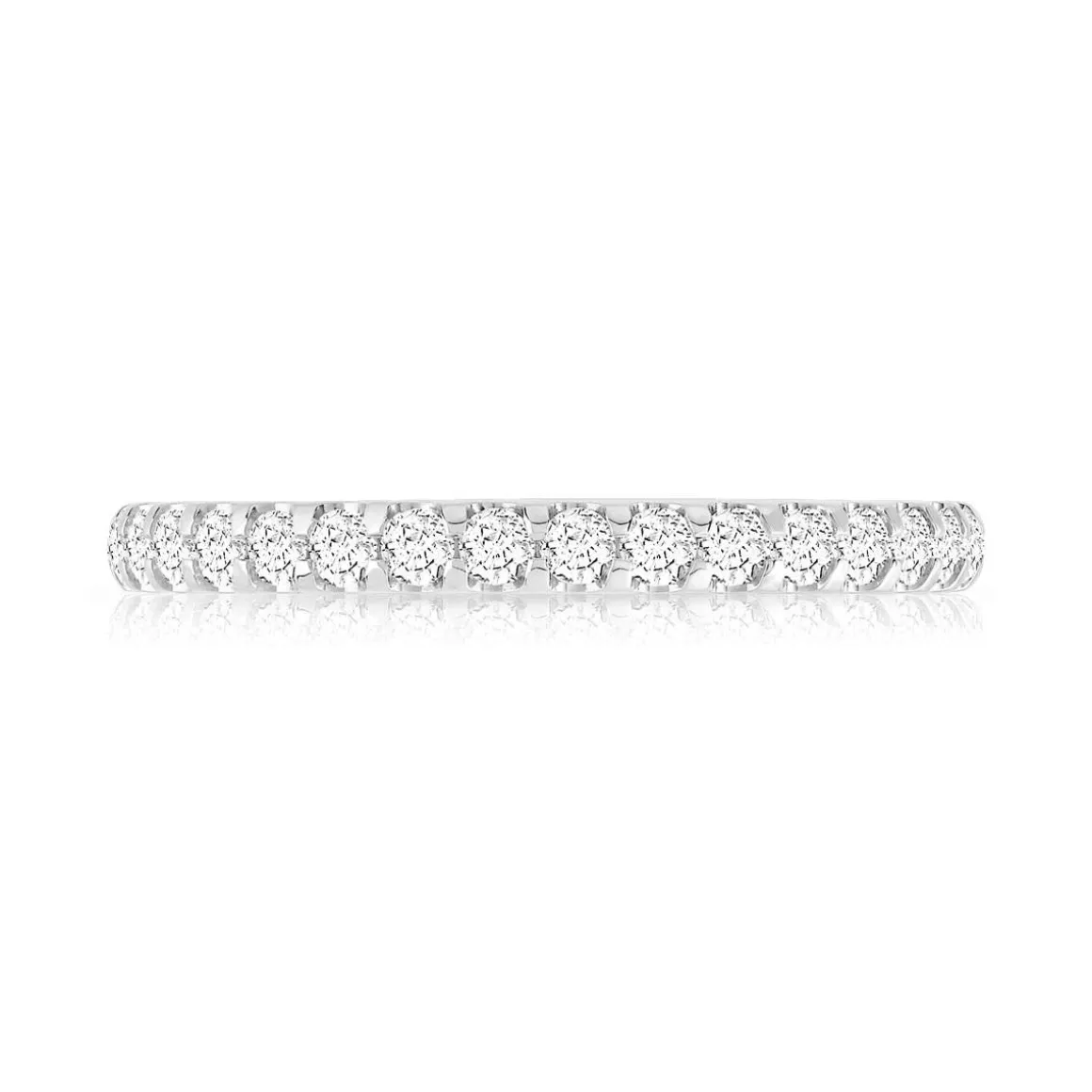 Alliance or 750 blanc diamant H/SI