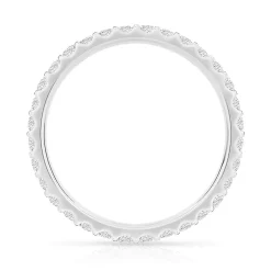 Alliance or 750 blanc diamant H/SI