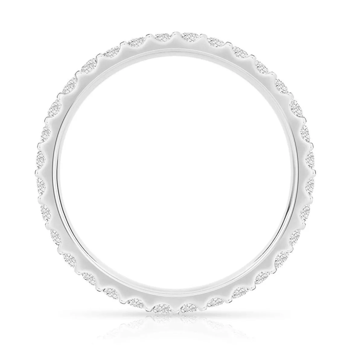 Alliance or 750 blanc diamant H/SI