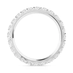 Alliance or 750 blanc diamant H/SI