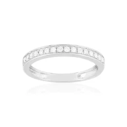 ALLIANCE or 750 blanc diamants