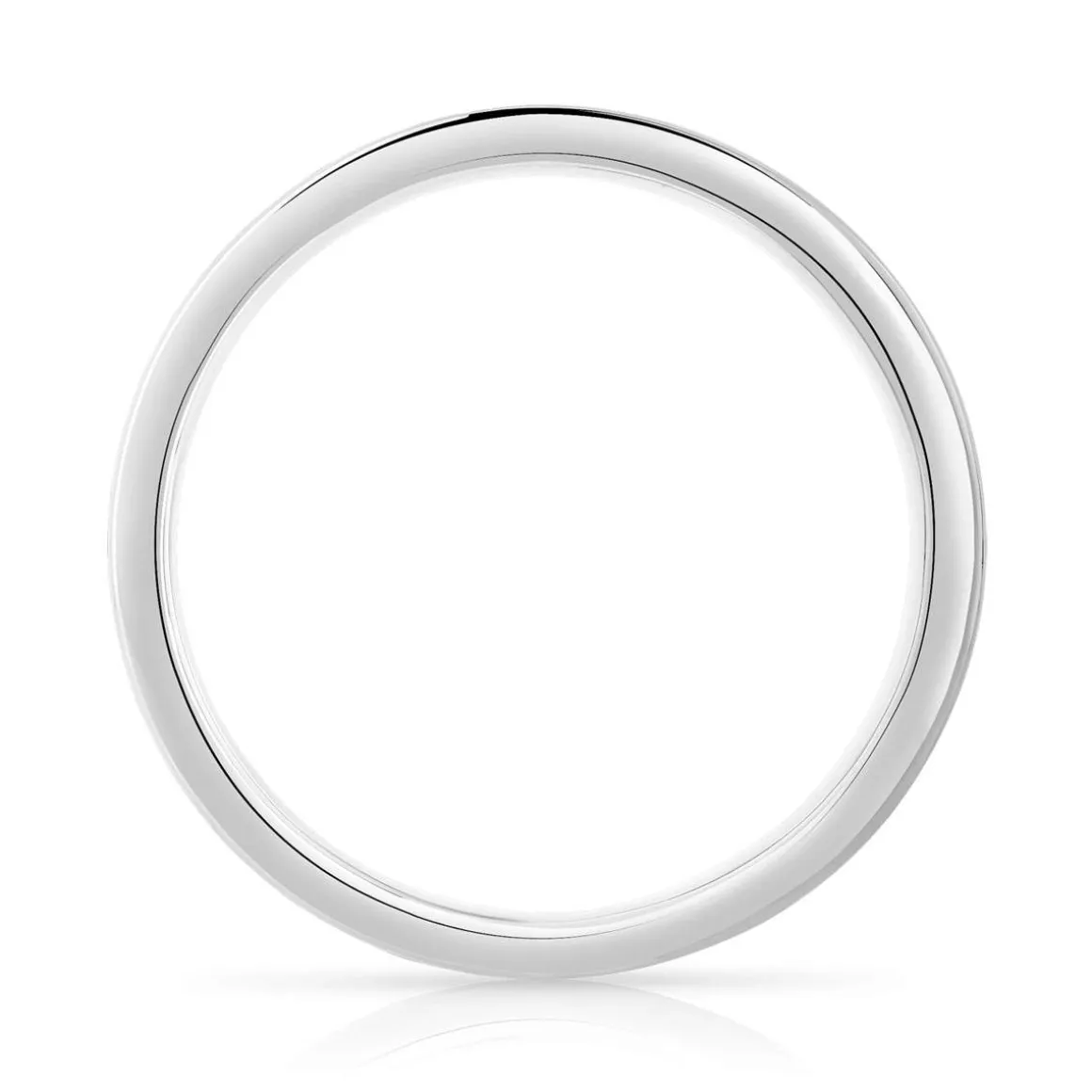 Alliance or 750 blanc diamants synthétiques 1.50 carat