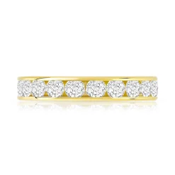 Alliance or 750 jaune diamant