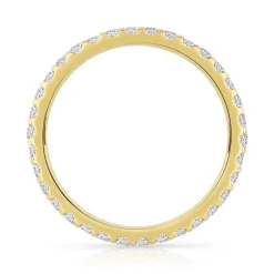 Alliance or 750 jaune diamant H/SI