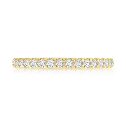 Alliance or 750 jaune diamant H/SI