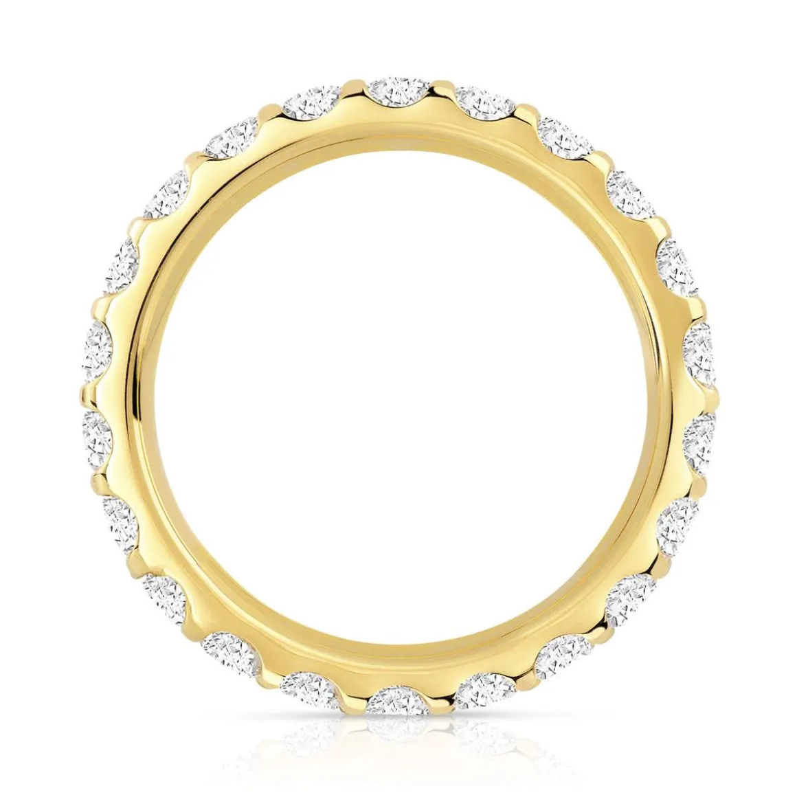 Alliance or 750 jaune diamant H/SI