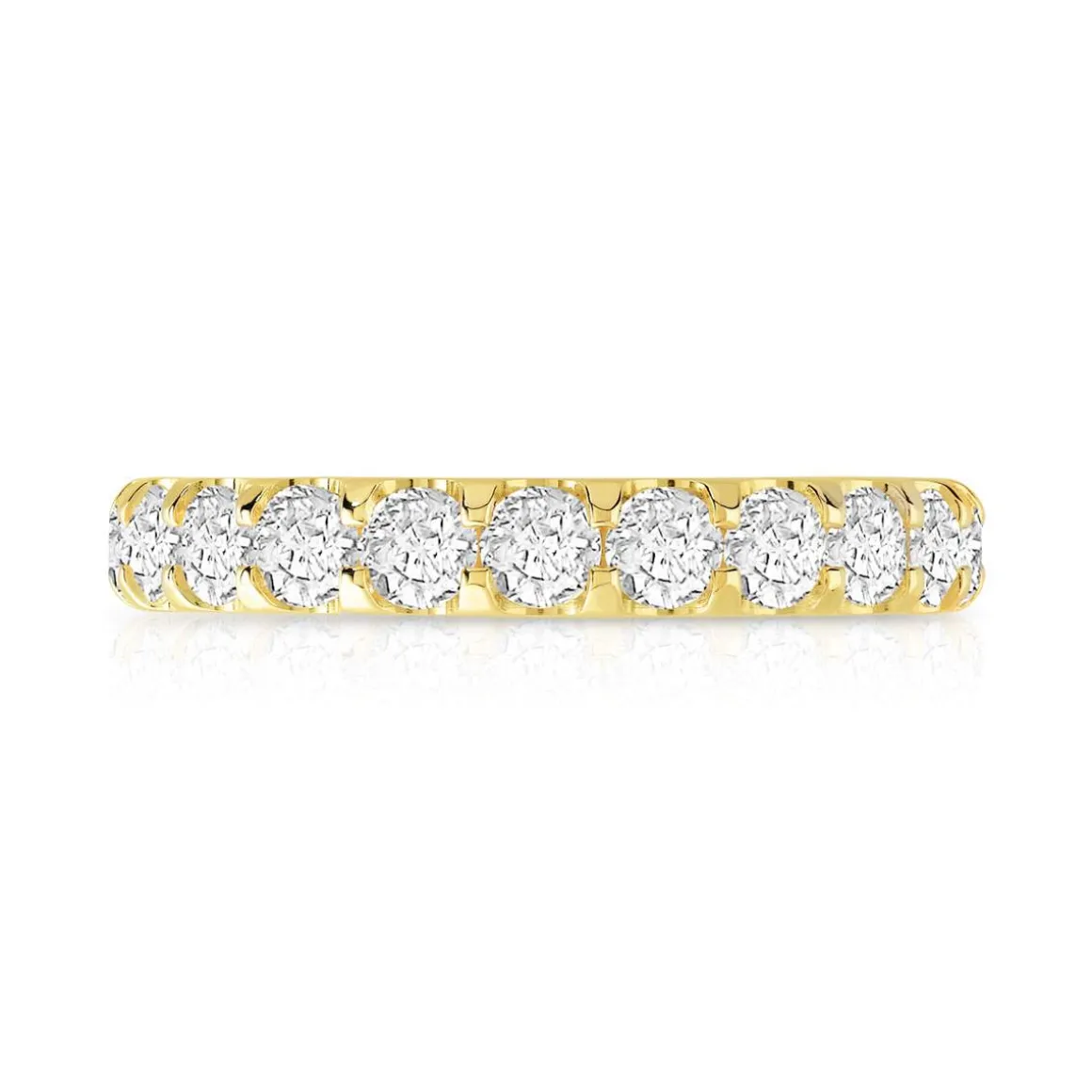 Alliance or 750 jaune diamant H/SI