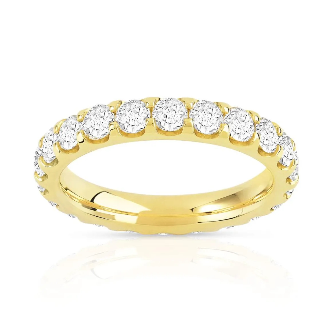Alliance or 750 jaune diamant H/SI