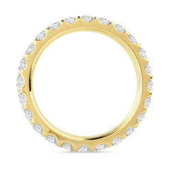 Alliance or 750 jaune diamant H/SI