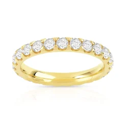 Alliance or 750 jaune diamant H/SI