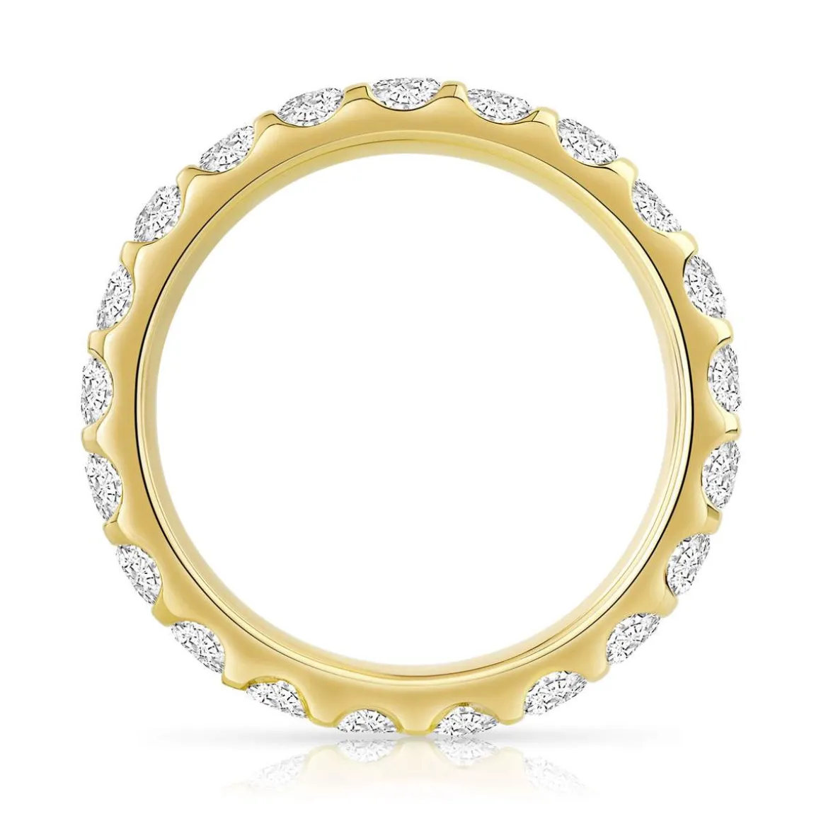 Alliance or 750 jaune diamant H/SI