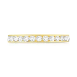 Alliance or 750 jaune diamant H/SI