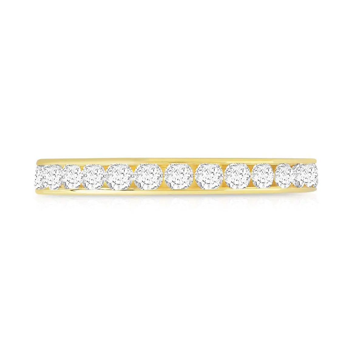 Alliance or 750 jaune diamant H/SI
